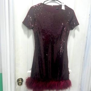 Express sequin dress